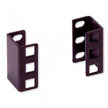 Coppia di Adattatori Guida Profondità per Rack 1U Techly Professional 103632 Nero