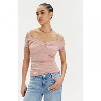 Lustrous Ribbed Knit Top