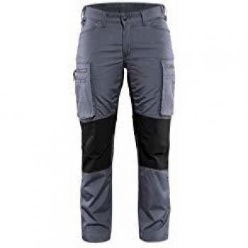 Pantaloni da lavoro da donna in policotone elasticizzato Blaklader Grigio / Nero 50