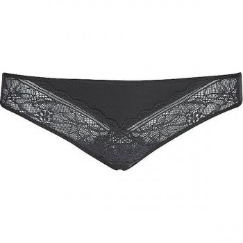 Braguita Clásica Evolutiva Chantelle Floral Touch Negra con Encaje y Tejido Ultra Suave - Talla 42
