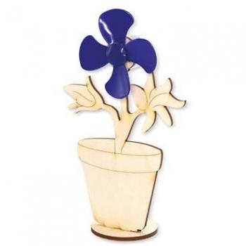 SOL-EXPERT group Modellbausatz Solar-Blume Blauer Enzian