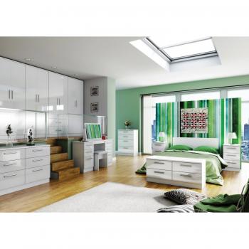 Harrow 2 Door 2 Drawer Wardrobe (Ready Assembled)