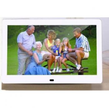 Multimedia Foto‑Display 10,1 HD – MP3/MP4 Player + Wecker