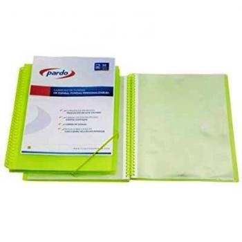 Carpeta Espiral Pp 50 Fundas Pardo Studio Rosa
