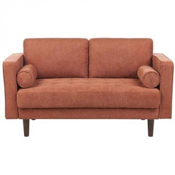 Retro Gold Brown 2‑Seat Lounge