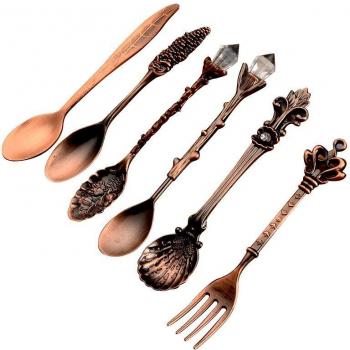 Vintage Royal Style Dessert Spoons Set
