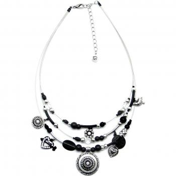Collier Les Trésors De Lily Acapulco 3 Anelli Nero