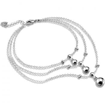 Tobilleras en argent sterling 925, style bohémien, pour femmes, 27cm