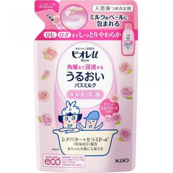 Lait de Bain Biore U à la Rose - 480ml