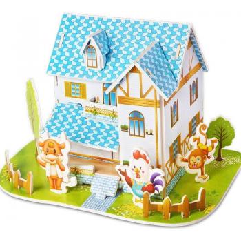 3D Alpinia Oxyphylla House Model Jigsaw for Children