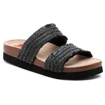 Rocket Dog Aruba Black Raffia Sandals