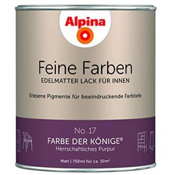 Alpina Wandfarbe Alpina Feine Farben Lack No. 17 Farbe der Könige