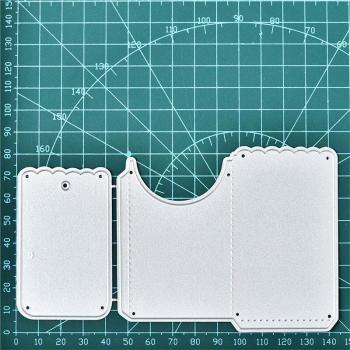 DiyArts Wave Envelope Stencils
