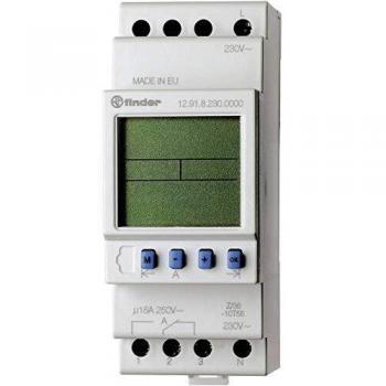 Temporizador de Carril DIN Digital 1 Canal 230 V AC