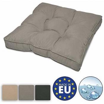 Cuscini lounge esterni Beautissu grigio chiaro 60x60x10 cm
