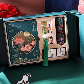 Ensemble de papeterie A5 32K avec carnet rétro et fournitures de Noël