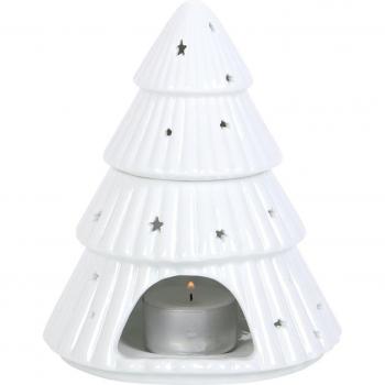 White Wax Burner for Christmas Tree Oil