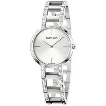 CK Frauen-Edelstahl Uhrenmodell One Size – Analog Quarz 87503488