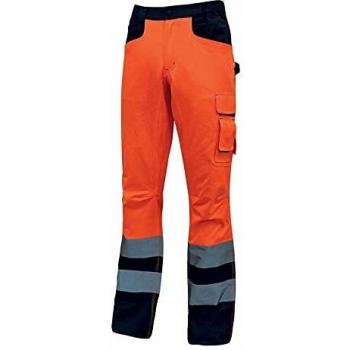 High Visibility Security Padded Pants U-Power Radiant (Size M) in Bright Orange - 157OF-M