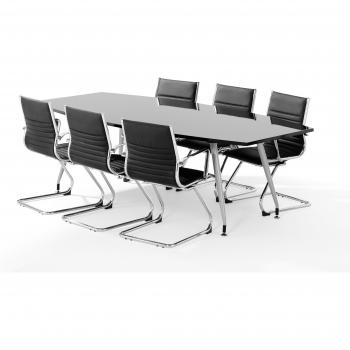 High Gloss Writable Boardroom Table