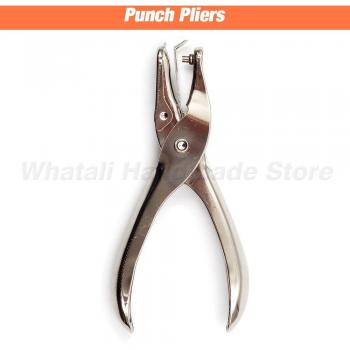 Double Cap Rivets and Punch Tool Set for Leather Repair