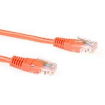 Cable de Red Cat5e 15m UTP RJ45 Naranja