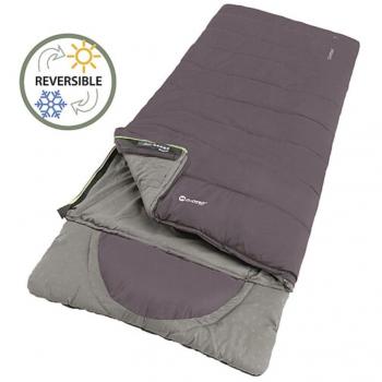 Saco de dormir Contour Outwell Derecha Morado