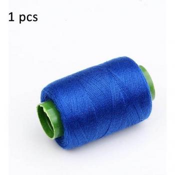 Pure Color Polyester Craft Thread 400M for Embroidery and DIY Hand Knitting