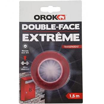 Orok Ruban Doublé Extra Fort – 15m x 19mm, Bricolage Extérieur