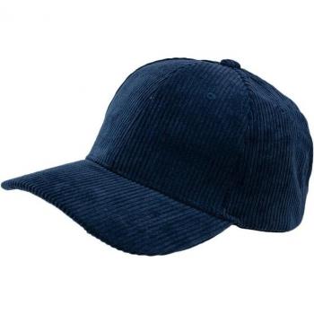 Gorra de béisbol de pana color sólido con protección solar