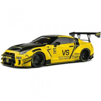 Nissan Skyline GT-R R35 Liberty Walk Diecast Model Yellow 1/18