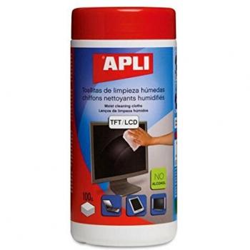 Toallitas de limpieza para dispositivos electrónicos APLI
