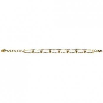 Bracciale BROSWAY SYMPHONIA acciaio e cristalli - BYM19 Gold White