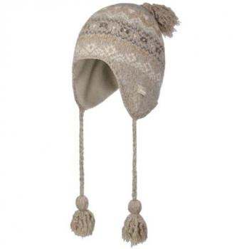 Gorro de mujer Barts Toucam Inka - beige - Talla Única