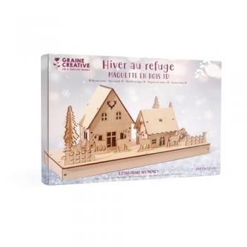Décor en Bois Hivernal - Graine Créative