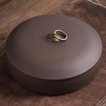 Paars Zand Keramische Thee Cake Blikken Opbergdoos