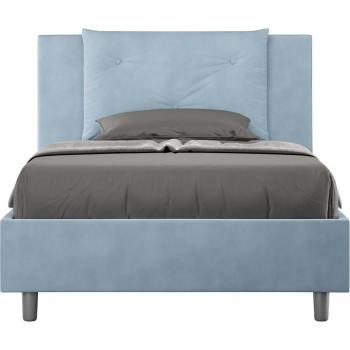 Somier Microfibra Azul Claro para Cama de Una Plaza y Medio Appia 110x190