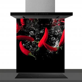 Hxadeco Piments Rouges Fond de Hotte 60x70