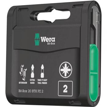 Wera Embout Vis Podzidriv - Bit-box 20 Bth Pz - 20 X Pz 2x25mm