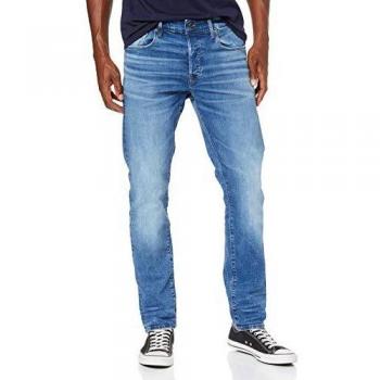G-STAR RAW Jean 3301 Slim Homme, Bleu Worn in Azure B631-A795, 30W / 30L