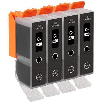 Tinta Negra Canon PGI‑520BK Compatible de Alta Gama