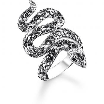 Thomas Sabo TR2418-643-11 Silberring Schlange geschwärzt