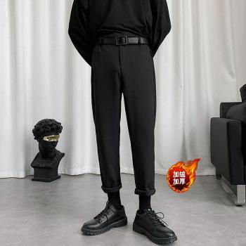 Pantalon Élégant Noir « Coton Douillet Forme M-3XL »