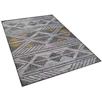 Tapis Kargi Modernes Gris-Jeune