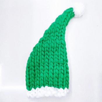 Thick Woolen Santa Claus Hat for Christmas