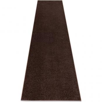 ETON 898 Brown and Taupe Flat Weave Runner Rug 100x470 cm