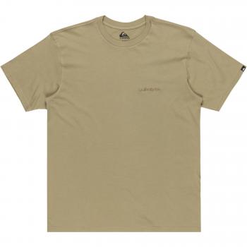 Camiseta de hombre Quiksilver Salt Water manga corta - Marrón Topo