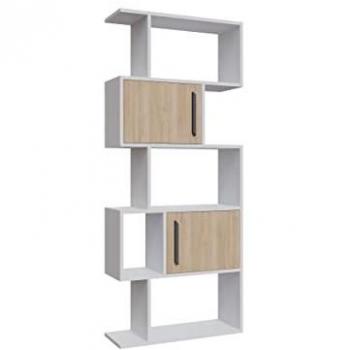 Decorotika's Floating Corner Desk for Computers and Writing in Walnut