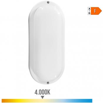 Sensor Oval Led 18W 1820LM 4000K con Movimiento