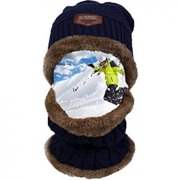 Winter Warmth Navy Knit Combo